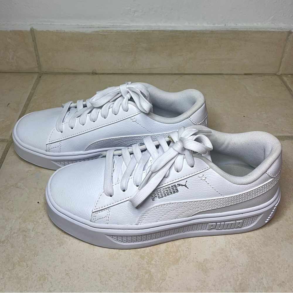 White Puma Sneakers